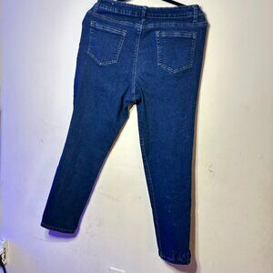 Cleo Jeans denim size 12,   17 x 26 in,  blue casual Straight leg